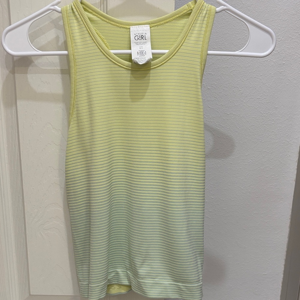 Athleta tank top Girls size large